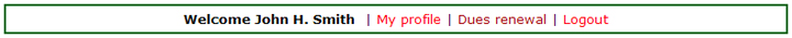 Logged In