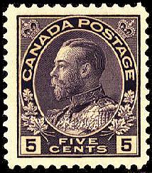 FIVE CENTS GREY VIOLET