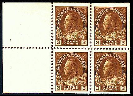 THREE CENTS BROWN BOOKLET