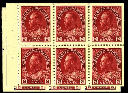 TWO CENTS CARMINE BOOKLET
